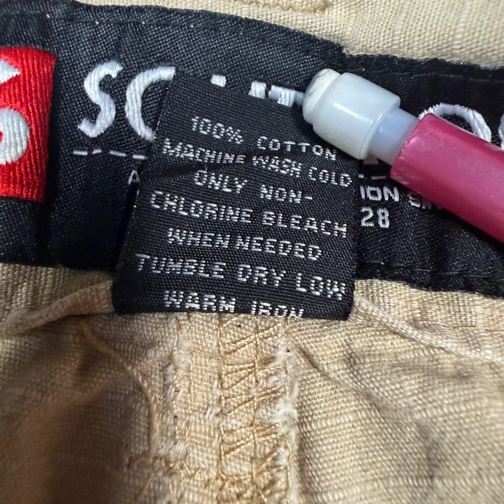 Vintage Y2K Southpole Cargo Shorts Mens‎ 34 Tan Ripstop Streetwear Baggy